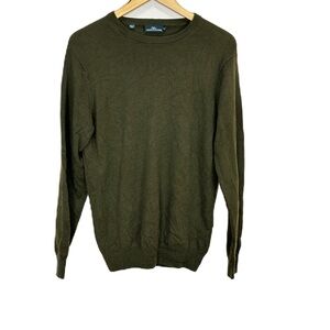 Rodd & Gunn Cashmere/Wool Olive Green Crewneck Sweater‎ Men’s Sz Large